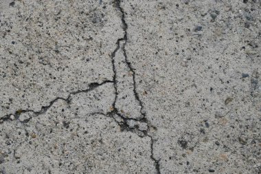 Los Angeles sokaklarında betonda çatlak. İç tasarım için arka plan.