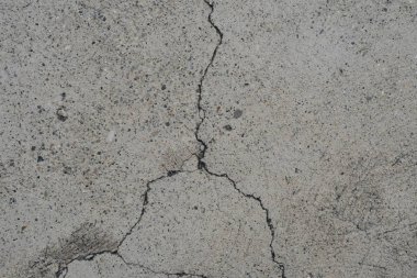 Los Angeles sokaklarında betonda çatlak. İç tasarım için arka plan.