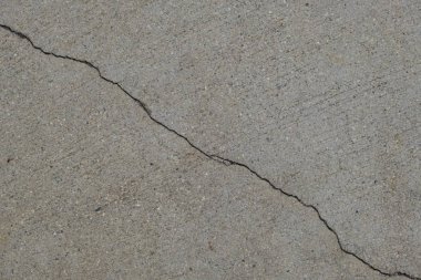 Los Angeles sokaklarında betonda çatlak. İç tasarım için arka plan.