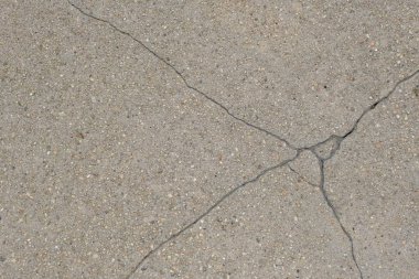 Los Angeles sokaklarında betonda çatlak. İç tasarım için arka plan.