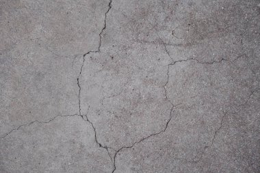 Los Angeles sokaklarında betonda çatlak. İç tasarım için arka plan.