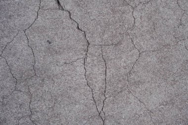 Los Angeles sokaklarında betonda çatlak. İç tasarım için arka plan.