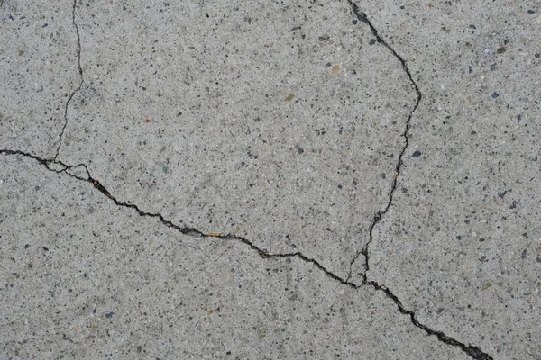 Crack in concrete on the streets of Los Angeles. Background for interior design.