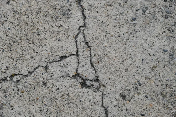 Crack in concrete on the streets of Los Angeles. Background for interior design.