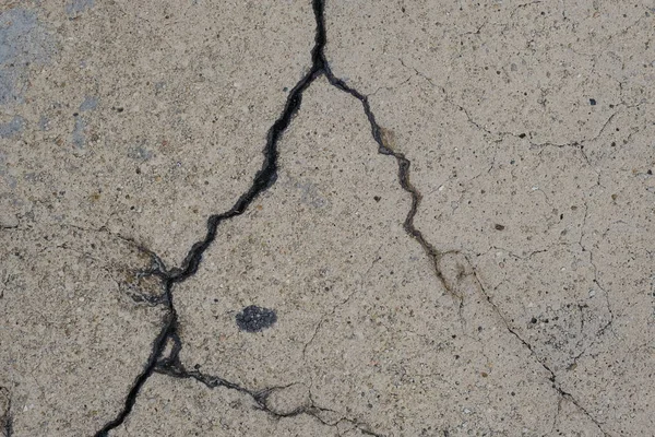 Repedés Beton Utcáin Los Angeles Háttere Belsőépítészet — Stock Fotó