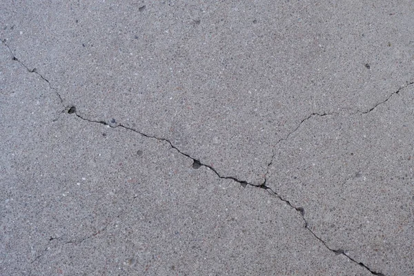 Crack in concrete on the streets of Los Angeles. Background for interior design.