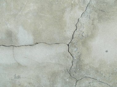 Los Angeles sokaklarında betonda çatlak. İç tasarım için arka plan.