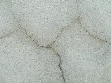 Los Angeles sokaklarında betonda çatlak. İç tasarım için arka plan.