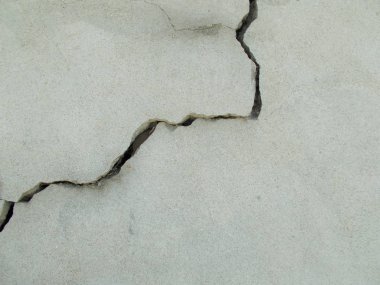 Los Angeles sokaklarında betonda çatlak. İç tasarım için arka plan.