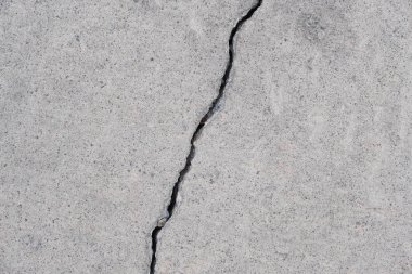 Los Angeles sokaklarında betonda çatlak. İç tasarım için arka plan.