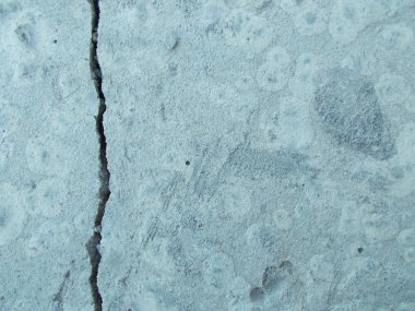 Los Angeles sokaklarında betonda çatlak. İç tasarım için arka plan.