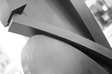 Tasarım için Los Angeles'taki binaların ön cephesinin elemanları ve detayları