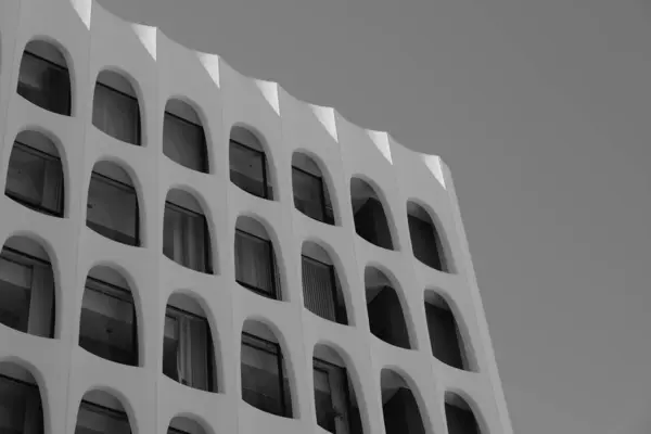 Elementos Detalles Fachada Los Edificios Los Ángeles Para Diseño —  Fotos de Stock