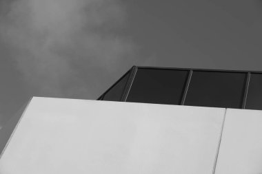 Tasarım için Los Angeles'taki binaların ön cephesinin elemanları ve detayları