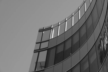 Tasarım için Los Angeles'taki binaların ön cephesinin elemanları ve detayları