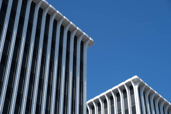 Elements and details of the facade of buildings in Los Angeles for your design
