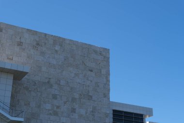 Tasarım için Los Angeles'taki binaların ön cephesinin elemanları ve detayları