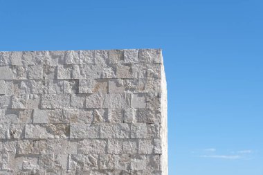 Tasarım için Los Angeles'taki binaların ön cephesinin elemanları ve detayları