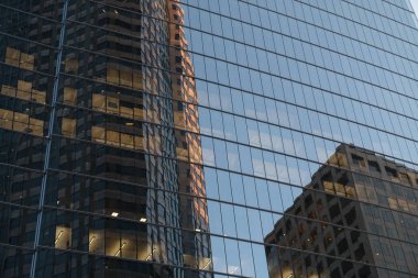 Büyük bir şehrin gökdelenleri. Los Angeles, Amerika Birleşik Devletleri. Temmuz 2019