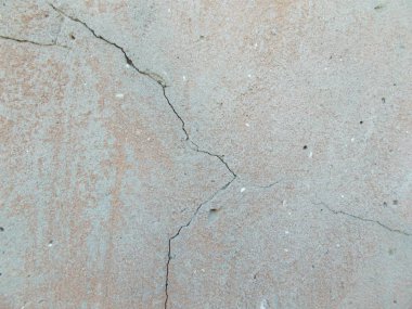 İç tasarım için Los Angeles sokaklarında beton crack