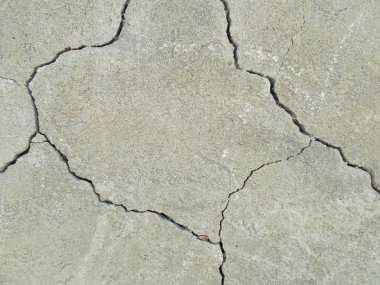 İç tasarım için Los Angeles sokaklarında beton crack