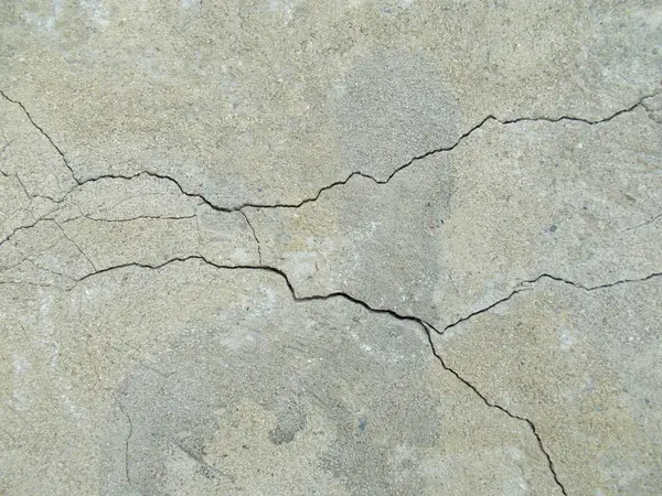 Crack Concreto Nas Ruas Los Angeles Para Design Interiores — Fotografia de Stock