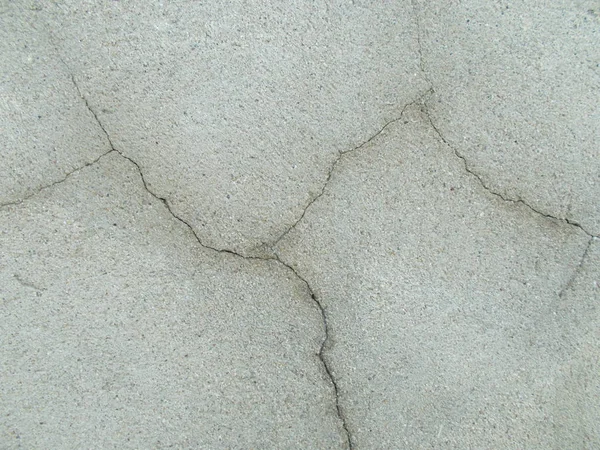 Crack in concrete on the streets of Los Angeles for interior design