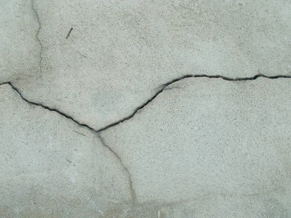 Crack Concreto Nas Ruas Los Angeles Para Design Interiores — Fotografia de Stock