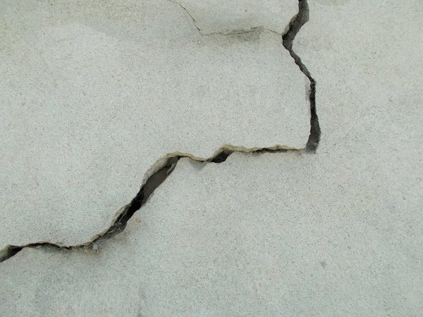 Crack Cemento Strade Los Angeles Interior Design — Foto Stock