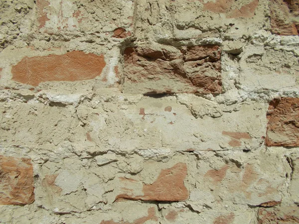 Metselwerk Muur Gemaakt Van Bakstenen Achtergrond Voorontwerp — Stockfoto