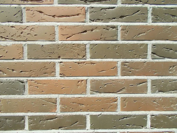 Brickwork Mur Est Fait Briques Contexte Conception — Photo