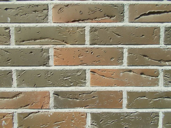 Brickwork Wall Made Bricks Background Design — Stock Photo, Image