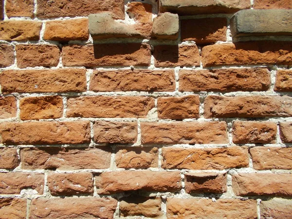 Mauerwerk Die Wand Besteht Aus Ziegeln Hintergrund Für Design — Stockfoto