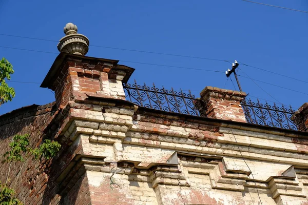 Detalles Elementos Fachada Del Edificio Arquitectura Ciudad Imagen Fondo Para — Foto de Stock