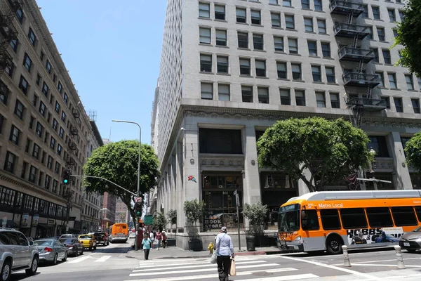 Binaların dış görünüşünün ayrıntıları ve unsurları. Los Angeles, Usa. Temmuz 2019