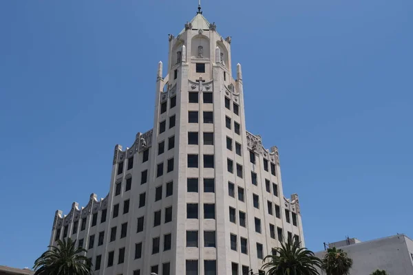 Dettagli Elementi Della Facciata Degli Edifici Los Angeles Stati Uniti — Foto Stock