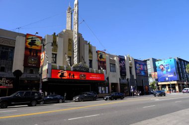 Binaların dış görünüşünün ayrıntıları ve unsurları. Los Angeles, Usa. Temmuz 2019