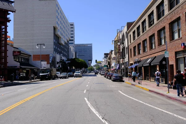 Binaların Dış Görünüşünün Ayrıntıları Unsurları Los Angeles Usa Temmuz 2019 — Stok fotoğraf