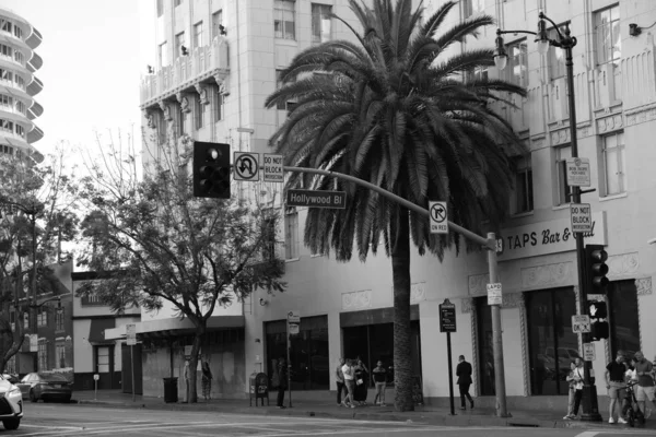 Detalles Elementos Fachada Los Edificios Los Ángeles Estados Unidos Julio — Foto de Stock