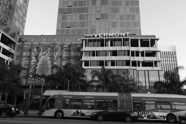 Binaların Dış Görünüşünün Ayrıntıları Unsurları Los Angeles Usa Temmuz 2019 — Stok fotoğraf