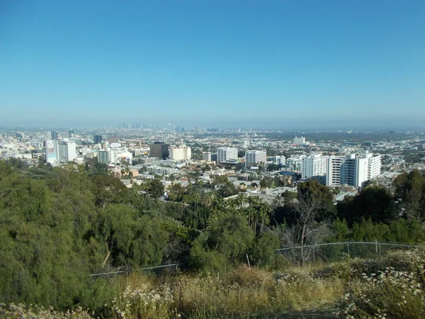 Hollywood Daki Tepeler Los Angeles Manzarası — Stok fotoğraf