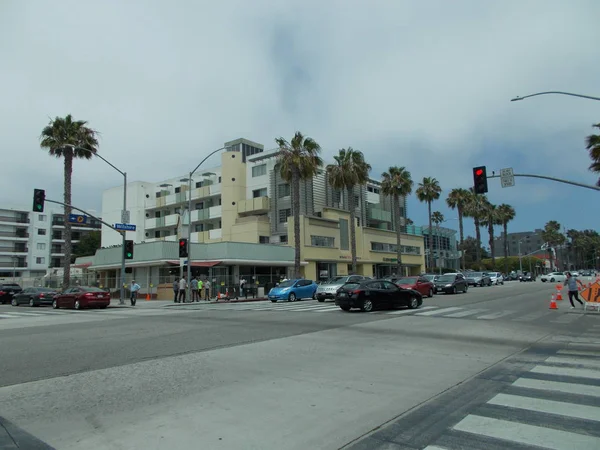 Binaların Dış Görünüşünün Ayrıntıları Unsurları Los Angeles Usa Temmuz 2019 — Stok fotoğraf