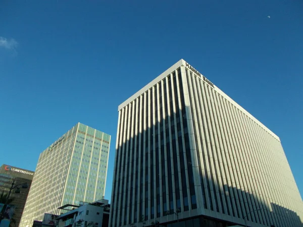 Detalles Elementos Fachada Los Edificios Los Ángeles Estados Unidos Julio —  Fotos de Stock