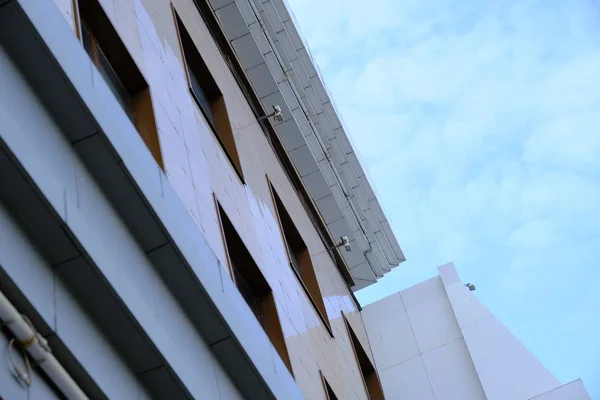 Detalles Elementos Fachada Los Edificios Imagen Fondo Para Diseño Arquitectura — Foto de Stock