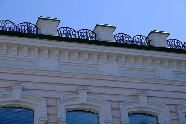 Detalles Elementos Fachada Los Edificios Imagen Fondo Para Diseño Arquitectura — Foto de Stock