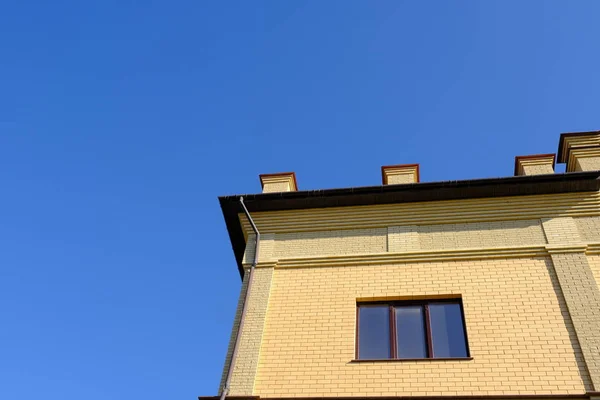 Detalles Elementos Fachada Los Edificios Imagen Fondo Para Diseño Arquitectura — Foto de Stock