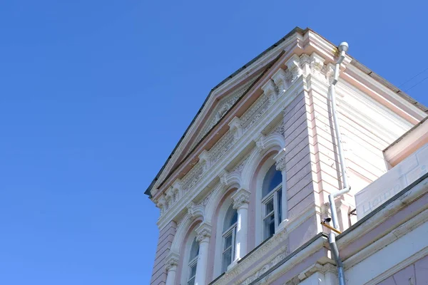 Detalles Elementos Fachada Los Edificios Imagen Fondo Para Diseño Arquitectura — Foto de Stock