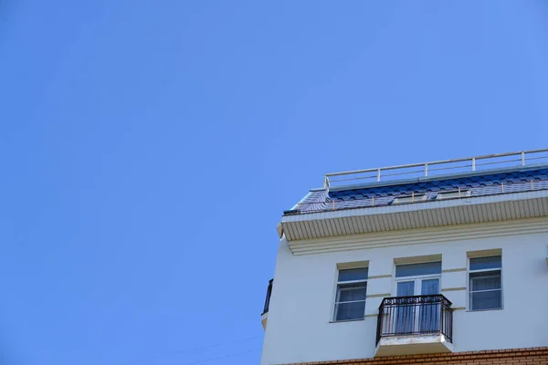 Detalles Elementos Fachada Los Edificios Imagen Fondo Para Diseño Arquitectura —  Fotos de Stock