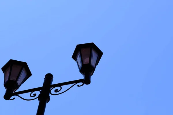 Linterna Una Calle Ciudad —  Fotos de Stock