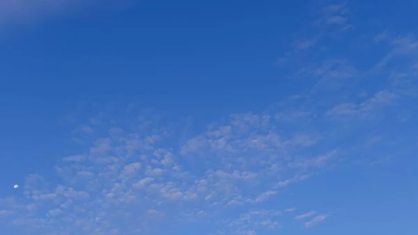 Obloha Bílými Mraky Obrázek Pozadí Návrháře — Stock fotografie